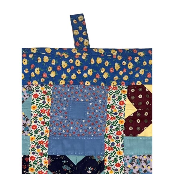 Handmade Patchwork Quilted Chair-Wall Hanging By Marden Jones XOXO - Picture 4 of 10